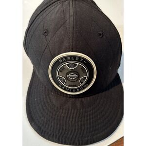 Harley Davidson 59Fifty‎ 7 3/8 Large Hat Cap Black